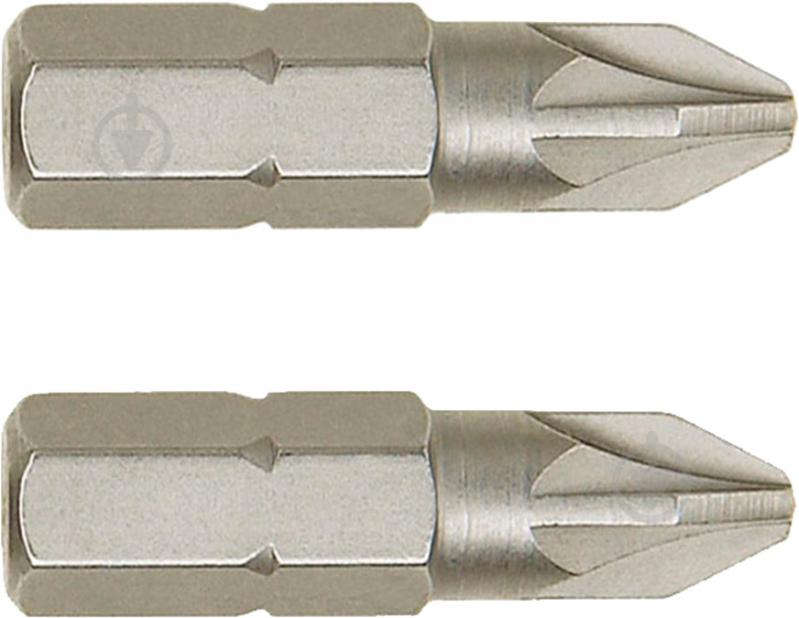 Біта Irwin Pozidriv INSERT BIT 1/4/25 мм. PZ 1 2 шт. 10504397 - фото 1