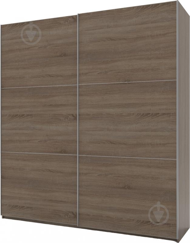 Шкаф-купе Кайзер Doros 2200x600x2400 мм дуб сонома/трюфель двери / ДСП