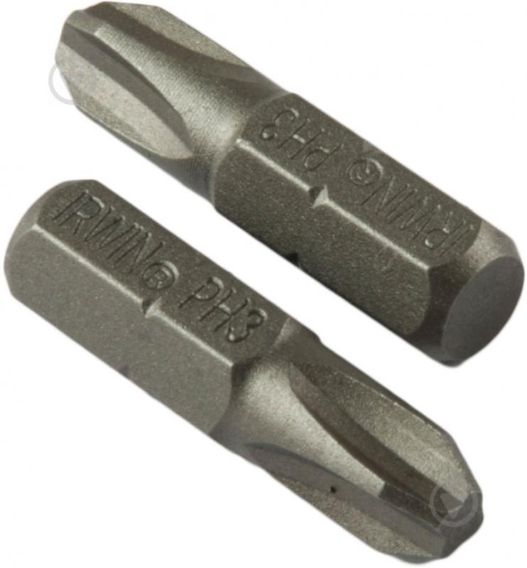 Біта Irwin INSERT BIT 1/4"/25MM PH3 2 шт. 10504389 - фото 2