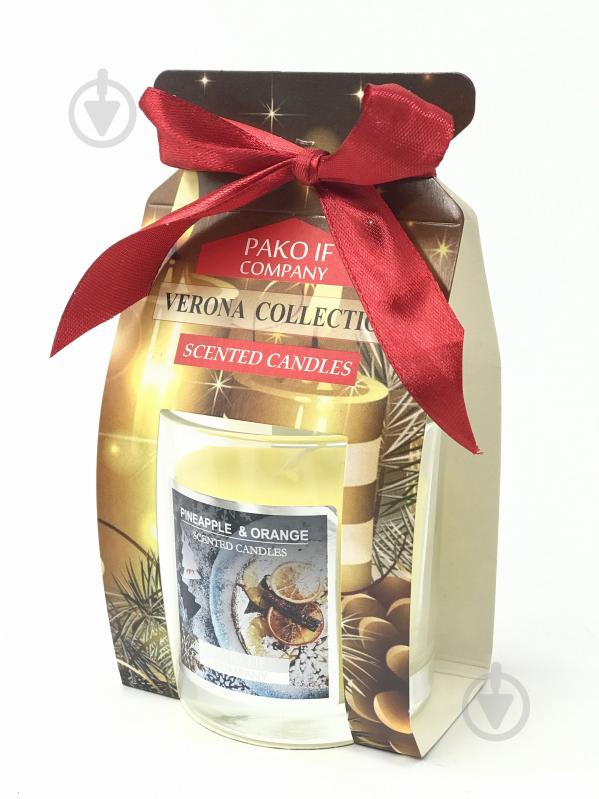 Свічка ароматична Pako-If Verona Collection NY Ананас-Апельсин арт.211 - фото 1
