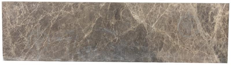 Підвіконня мармурове MARBLE STORIES 1220х300х20 мм чорний Emperador Medium - фото 1