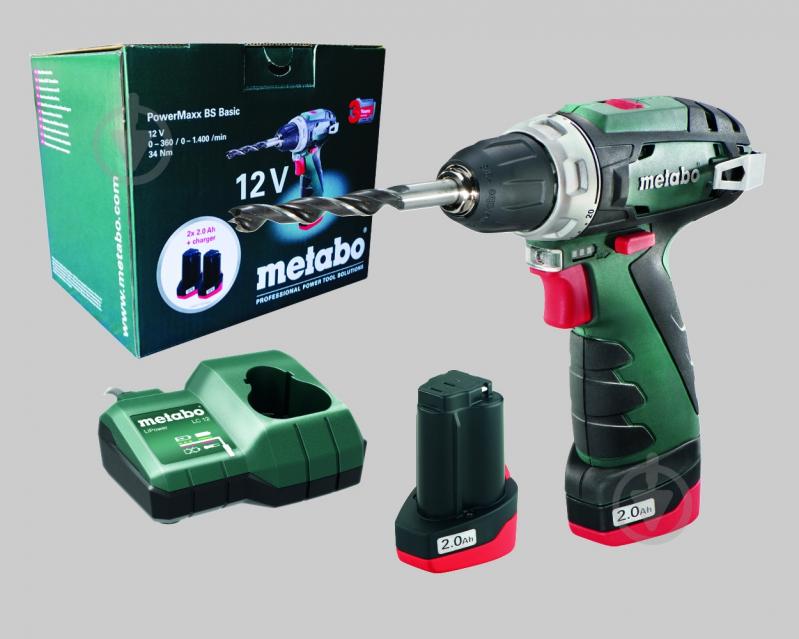 Шуруповерт аккумуляторный Metabo PowerMaxx BS Basic 600984000 - фото 2
