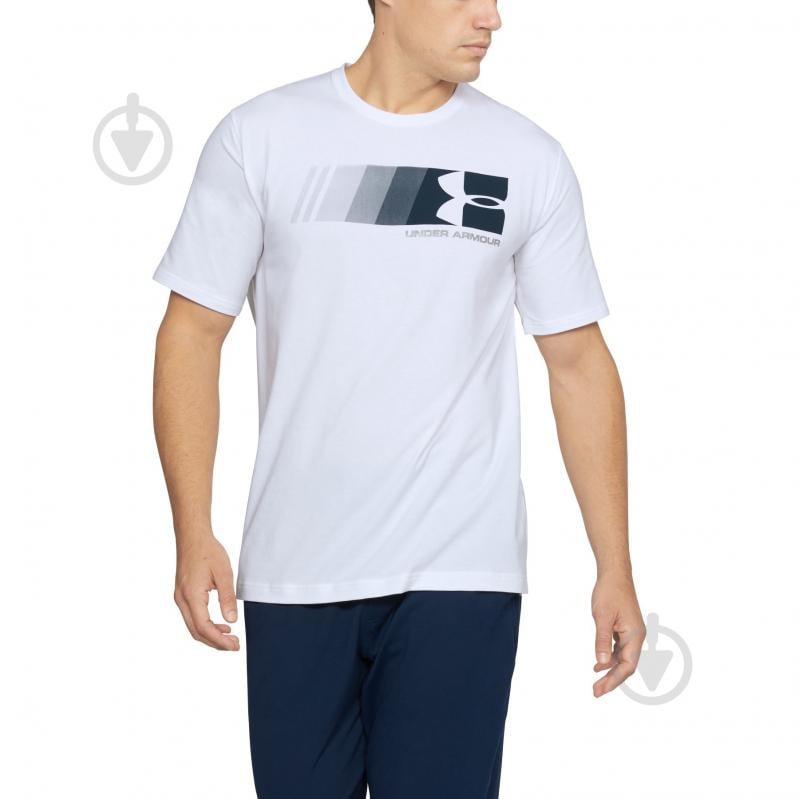 Футболка Under Armour Fast Left Chest Update 1305659-100 S білий - фото 1