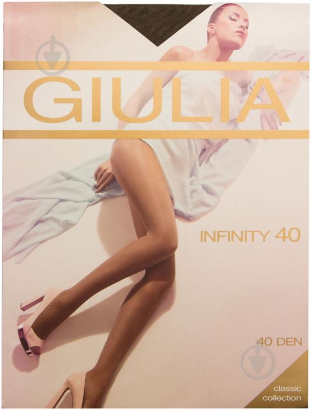 Колготки Giulia INFINITY 40 den tabaco 2 коричневий - фото 1