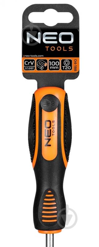 Отвертка NEO tools Torx T20x100 мм 04-188 - фото 7 Отвертка NEO tools Torx T20x100 мм 04-188 - фото 7