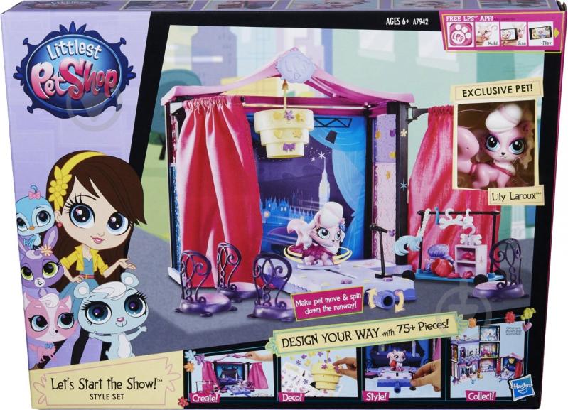 Игровой набор Littlest Pet Shop Стильный подиум для показа мод A7942 - фото 2