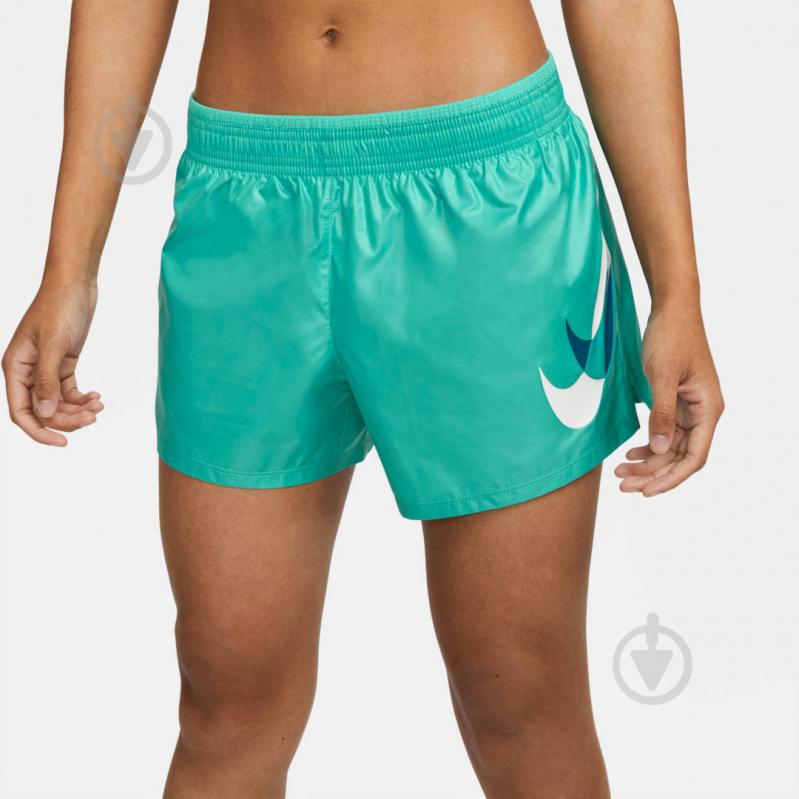 Шорты Nike W NK SWSH RUN SHORT DD6831-392 р. S бирюзовый - фото 2