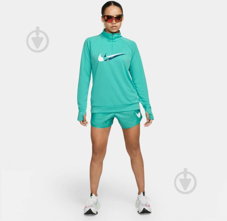 Шорты Nike W NK SWSH RUN SHORT DD6831-392 р. S бирюзовый - фото 6