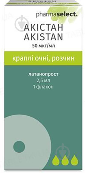 Акістан краплі 50 мкг/мл 2,5 мл - фото 1