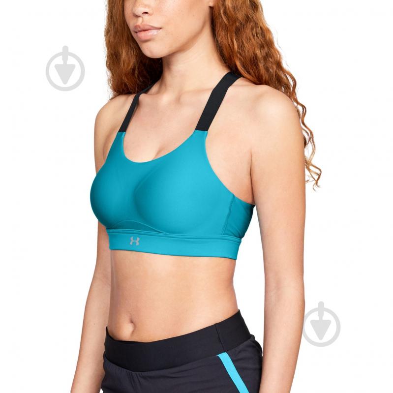 Бра Under Armour UA VANISH HIGH BRA 1307223-439 р.36C голубой - фото 3