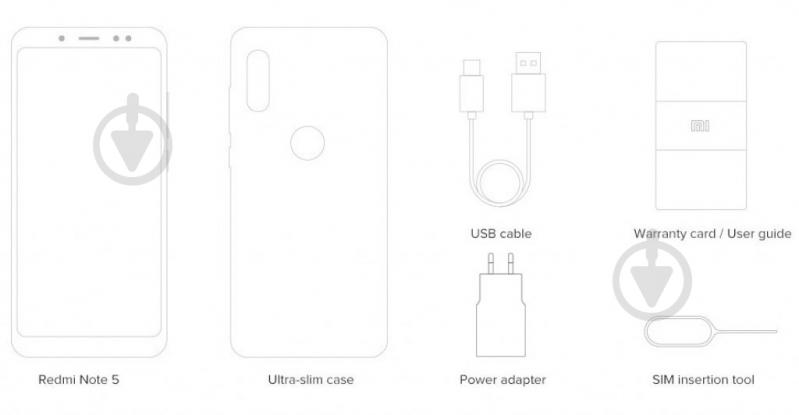 Смартфон Xiaomi Redmi Note 5 3/32GB black (355799) - фото 8