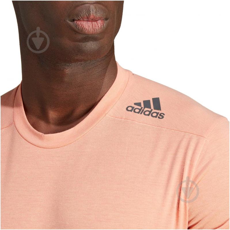 Футболка Adidas Designed for Training IL1443 р.S оранжевый - фото 3
