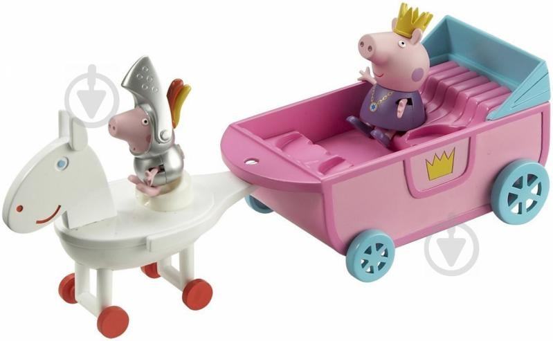 Игровой набор Peppa Pig Королевская карета 2 фигурки 05868 - фото 1