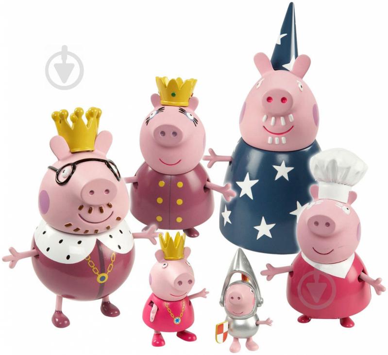 Набір Peppa Pig серія Принцеса Королівська родина 6 шт 28875 - фото 1