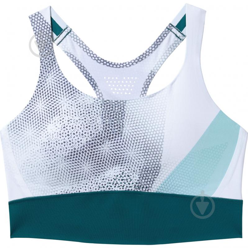 Бра Under Armour Breathelux Perf Mid-Print 1310883-100 р.XL белый - фото 1