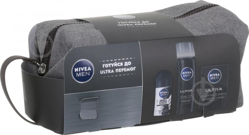 Подарунковий набір для чоловіків Nivea Ультра косметичка 2019 - фото 3