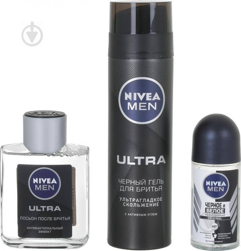 Подарунковий набір для чоловіків Nivea Ультра косметичка 2019 - фото 1