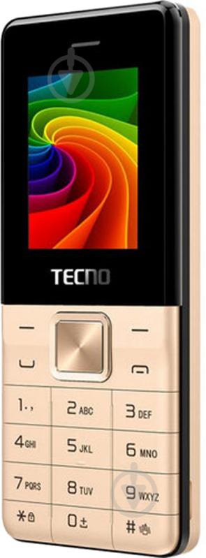 Мобільний телефон Tecno T301 Dual SIM champagne gold - фото 2