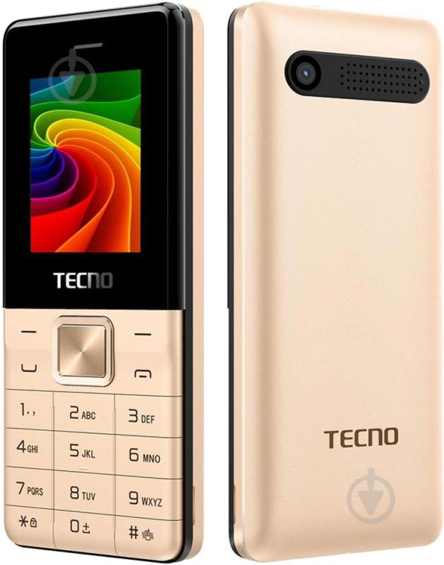 Мобільний телефон Tecno T301 Dual SIM champagne gold - фото 1