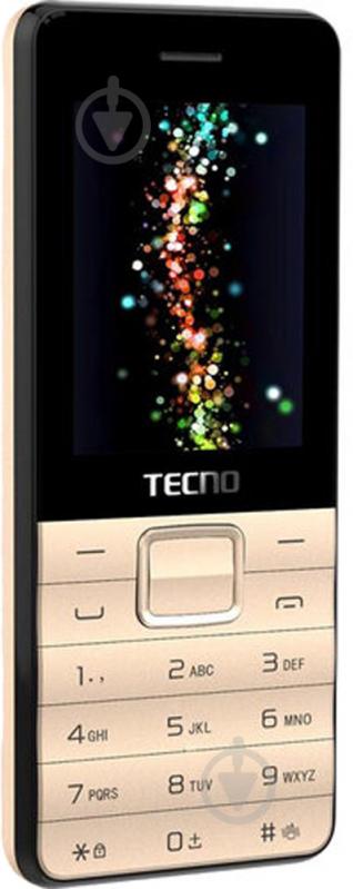 Мобильный телефон Tecno T372 Triple SIM champagne gold 4895180746840 - фото 2