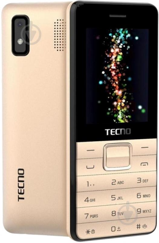 Мобильный телефон Tecno T372 Triple SIM champagne gold 4895180746840 - фото 1