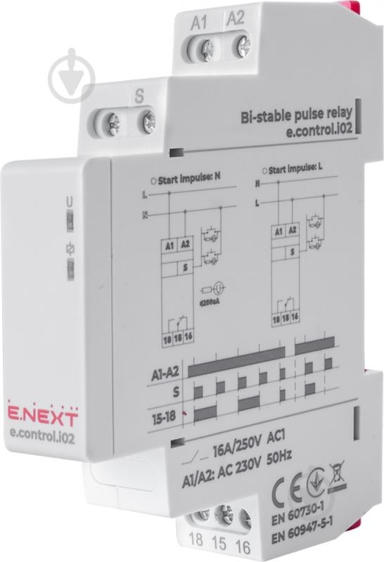 Импульсное реле E.NEXT e.control.i02 i0310040 - фото 1