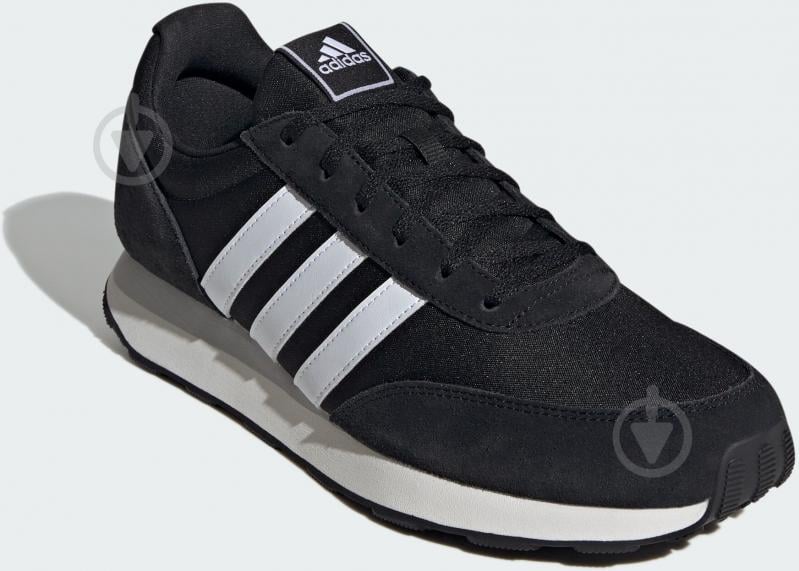 Кросівки чоловічі демісезонні Adidas RUN 60S 3.0 IE3826 р.45 1/3 чорні - фото 3