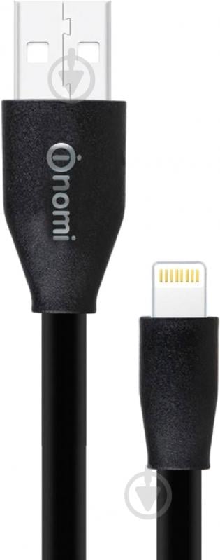 Кабель Nomi Lightning – USB 1,5 м черный (316199) DCF 15i - фото 1