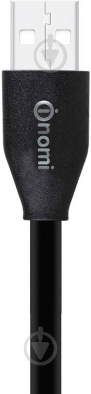Кабель Nomi Lightning – USB 1,5 м черный (316199) DCF 15i - фото 2