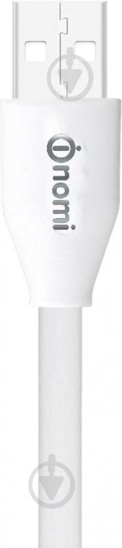 Кабель Nomi Lightning – USB 1,5 м белый (316198) DCF 15i - фото 2