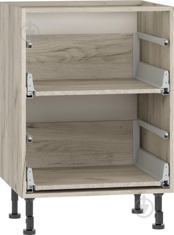 Тумба нижня Грейд з 2-ма ящиками тандембоксами/Оптимум 600x870x525 мм крафт сірий - фото 1