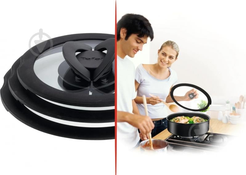 Крышка стеклянная Tefal Ingenio 28 см L9846753 - фото 7