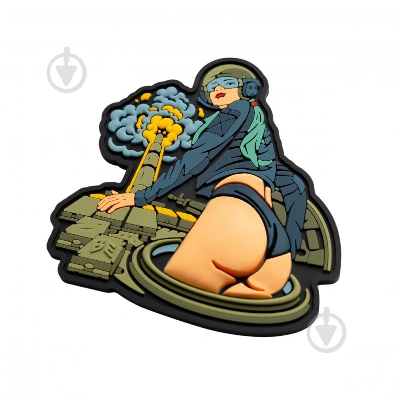 Шеврон Brand Element ПВХ патч "Tank Girl" 7*8 cм - фото 2 Шеврон Brand Element ПВХ патч "Tank Girl" 7*8 cм - фото 2