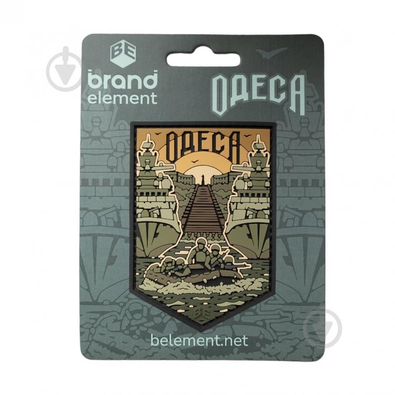 Шеврон Brand Element "Одесса" олива, 7,5х6см - фото 4