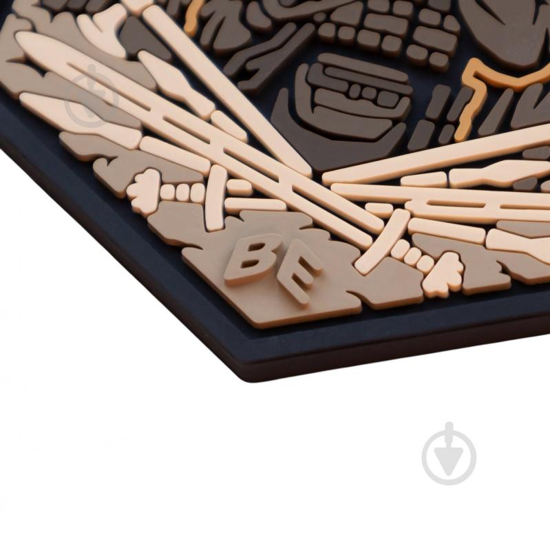 Шеврон-патч Brand Element "Львов" койот 7.5х6 см - фото 4