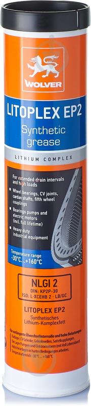 Смазка Wolver Litoplex EP 2 (NLGI 2) 400 мл - фото 1