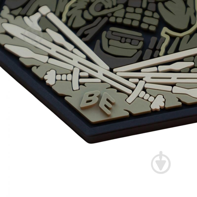 Шеврон-патч Brand Element "Львов" олива 7.5х6 см - фото 4