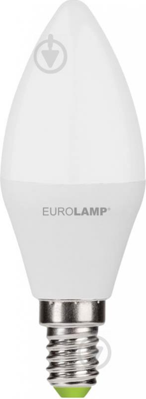 Лампа светодиодная Eurolamp LED-CL-08144 (N) 8 Вт C37 матовая E14 220 В 4000 К - фото 1