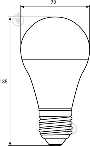 Лампа світлодіодна Eurolamp LED-A70-20274 (E) 20 Вт A70 матова E27 175-250 В 4000 К - фото 3