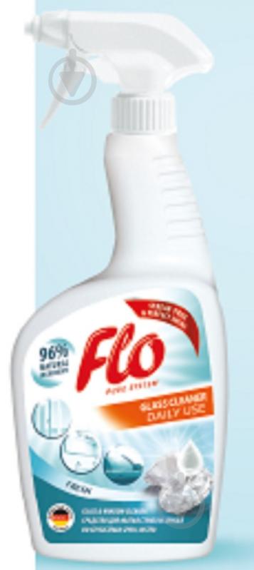 Засіб миючий для скла та дзеркал Flo Fresh 0,5л - фото 1