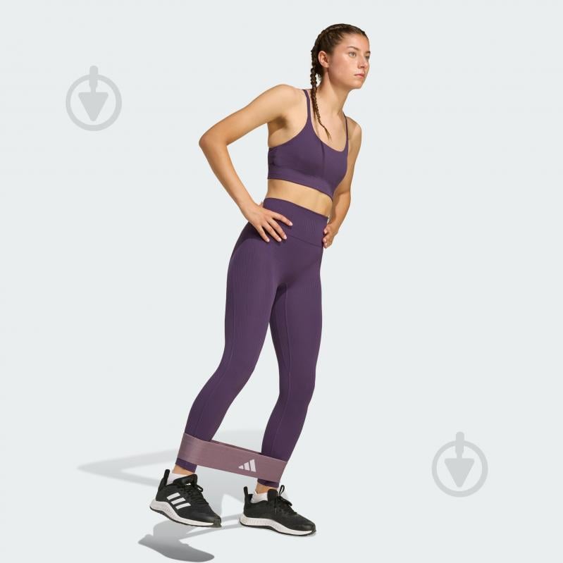 Бра Adidas ALL ME RIB LS JL5544 р.L фіолетовий - фото 5 Бра Adidas ALL ME RIB LS JL5544 р.L фіолетовий - фото 5