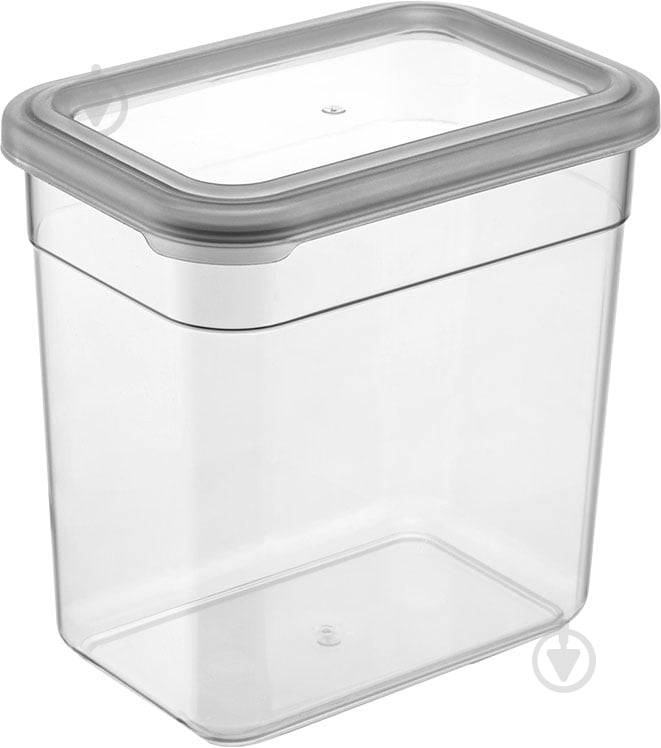Контейнер пищевой Idea Home 00964 Soft Box Grey 2.2 л - фото 1 Контейнер пищевой Idea Home 00964 Soft Box Grey 2.2 л - фото 1