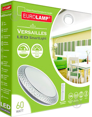 Светильник светодиодный Eurolamp Versailles Smart Light SL-60W-N3 (deco) 60 Вт белый 3000-6000 К - фото 2