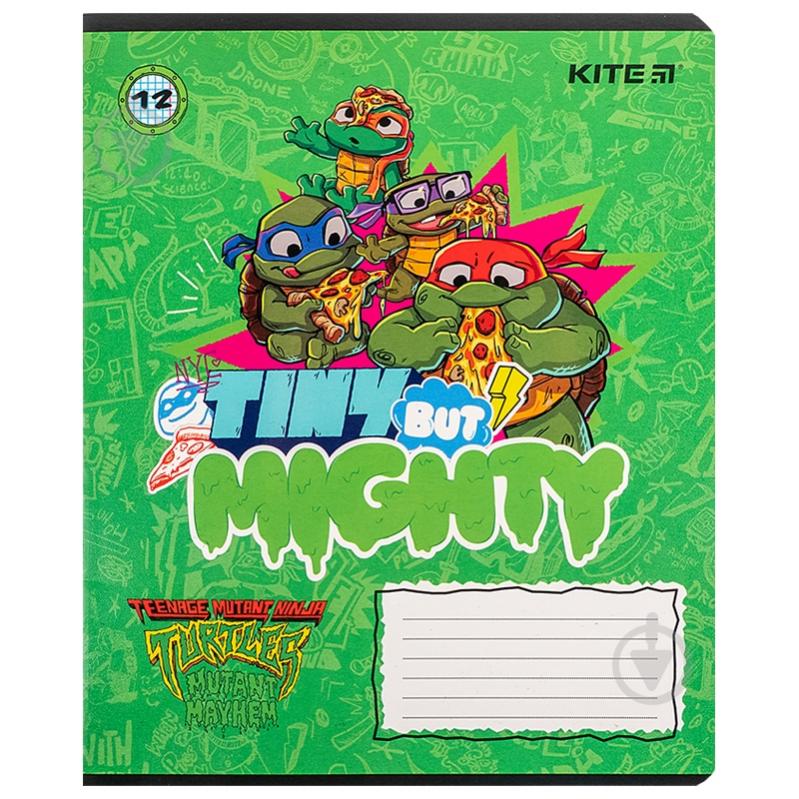 Набор тетрадей 12 лист. клетка Teenage Mutant Ninja Turtles 5 шт. KITE - фото 2 Набор тетрадей 12 лист. клетка Teenage Mutant Ninja Turtles 5 шт. KITE - фото 2