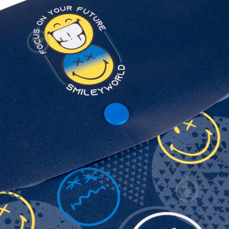 Папка-конверт А4 на кнопке Smiley World YES - фото 3