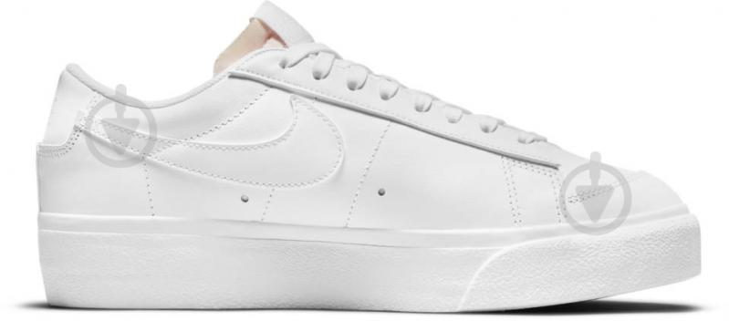 Кроссовки женские демисезонные Nike W BLAZER LOW PLATFORM DJ0292-100 р.41 белые - фото 4