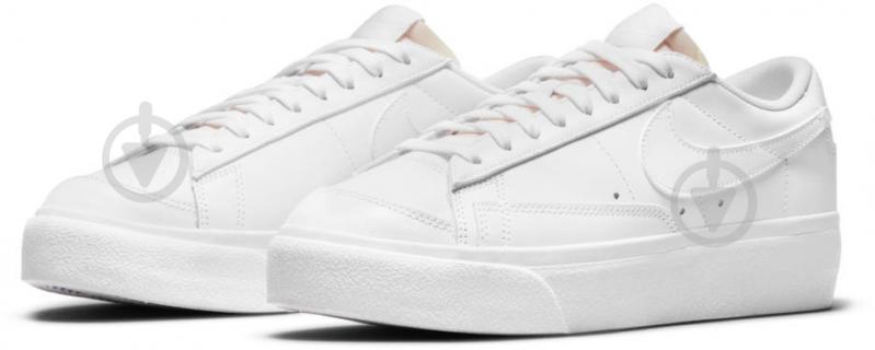 Кроссовки женские демисезонные Nike W BLAZER LOW PLATFORM DJ0292-100 р.41 белые - фото 6