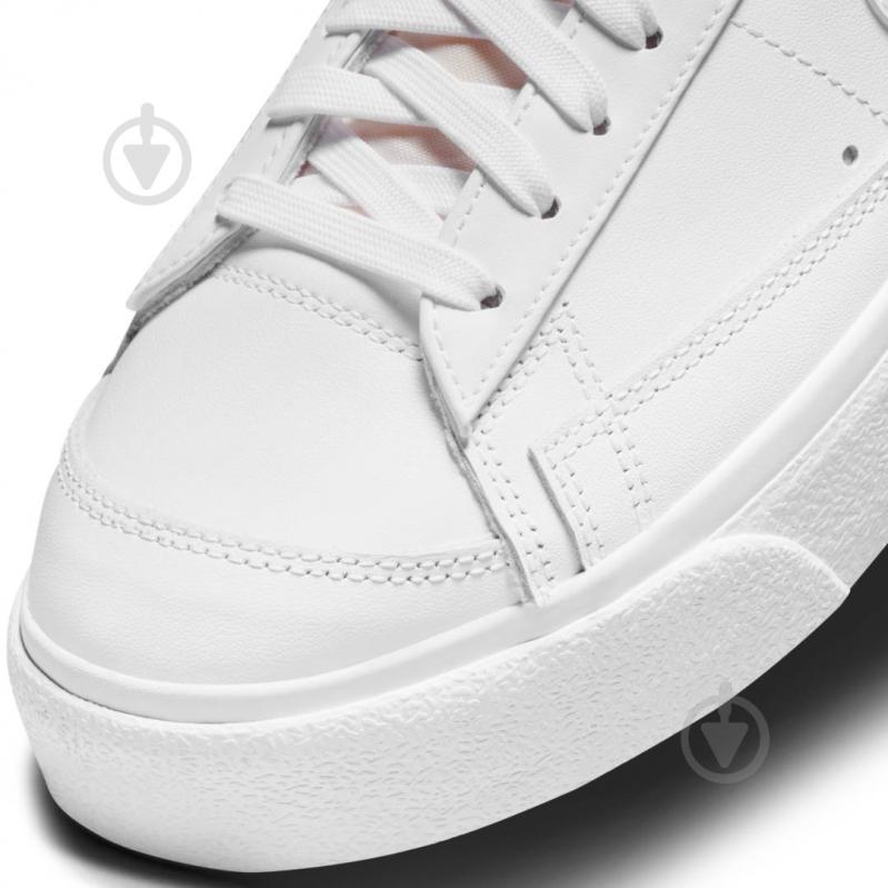 Кроссовки женские демисезонные Nike W BLAZER LOW PLATFORM DJ0292-100 р.41 белые - фото 9