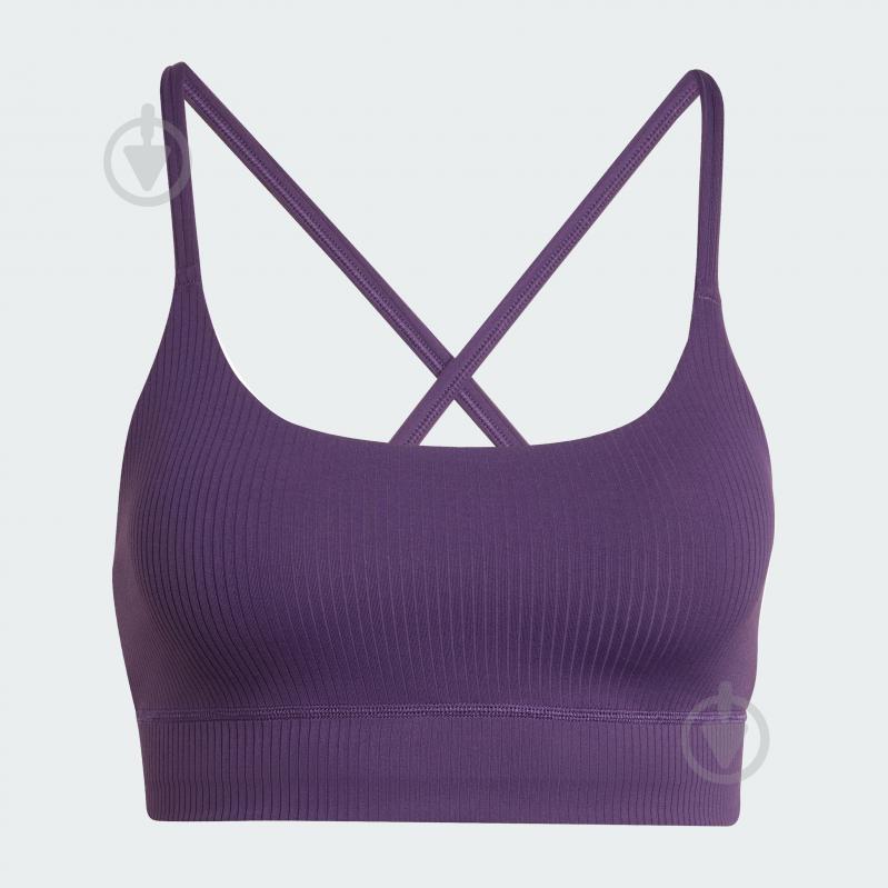 Бра Adidas ALL ME RIB LS JL5544 р.M фиолетовый - фото 6 Бра Adidas ALL ME RIB LS JL5544 р.M фиолетовый - фото 6
