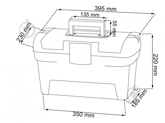 Набір скринь для ручного інструменту Hero Box 13"+16" 195477 - фото 3